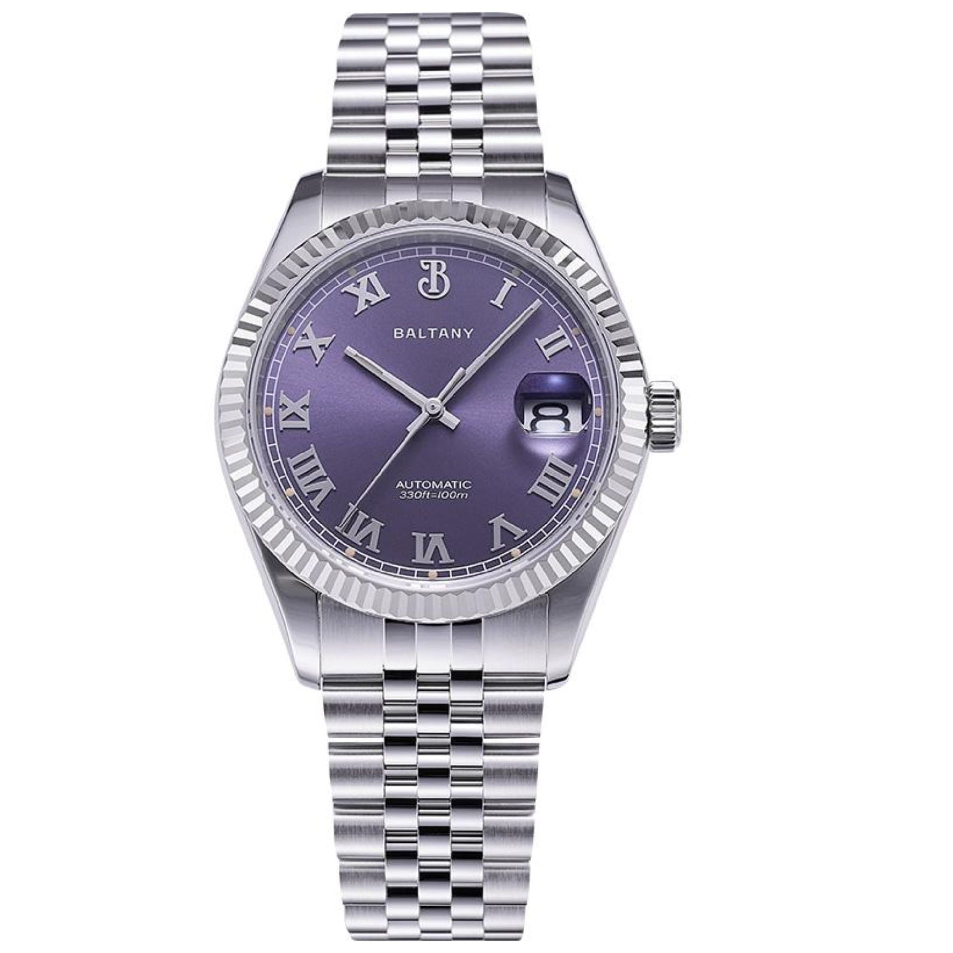 Baltany 39mm Fluted Bezel DJ Homage Dress Watch S4094
