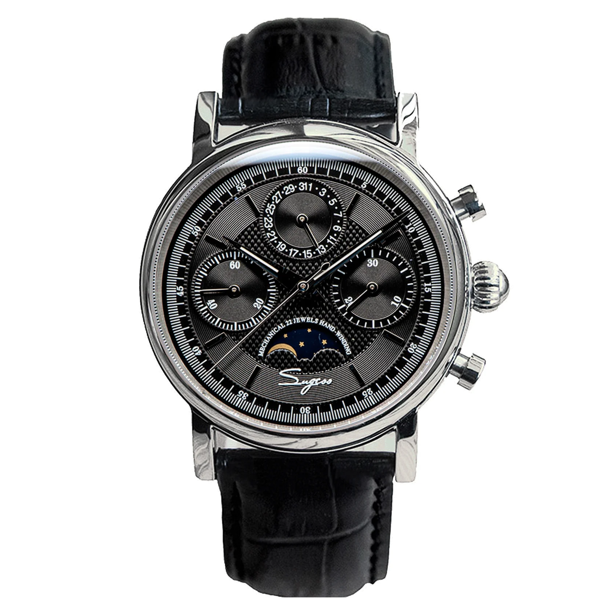 Chronograph Best Moonphase Watches Under 10000 Sugess MoonPhase
