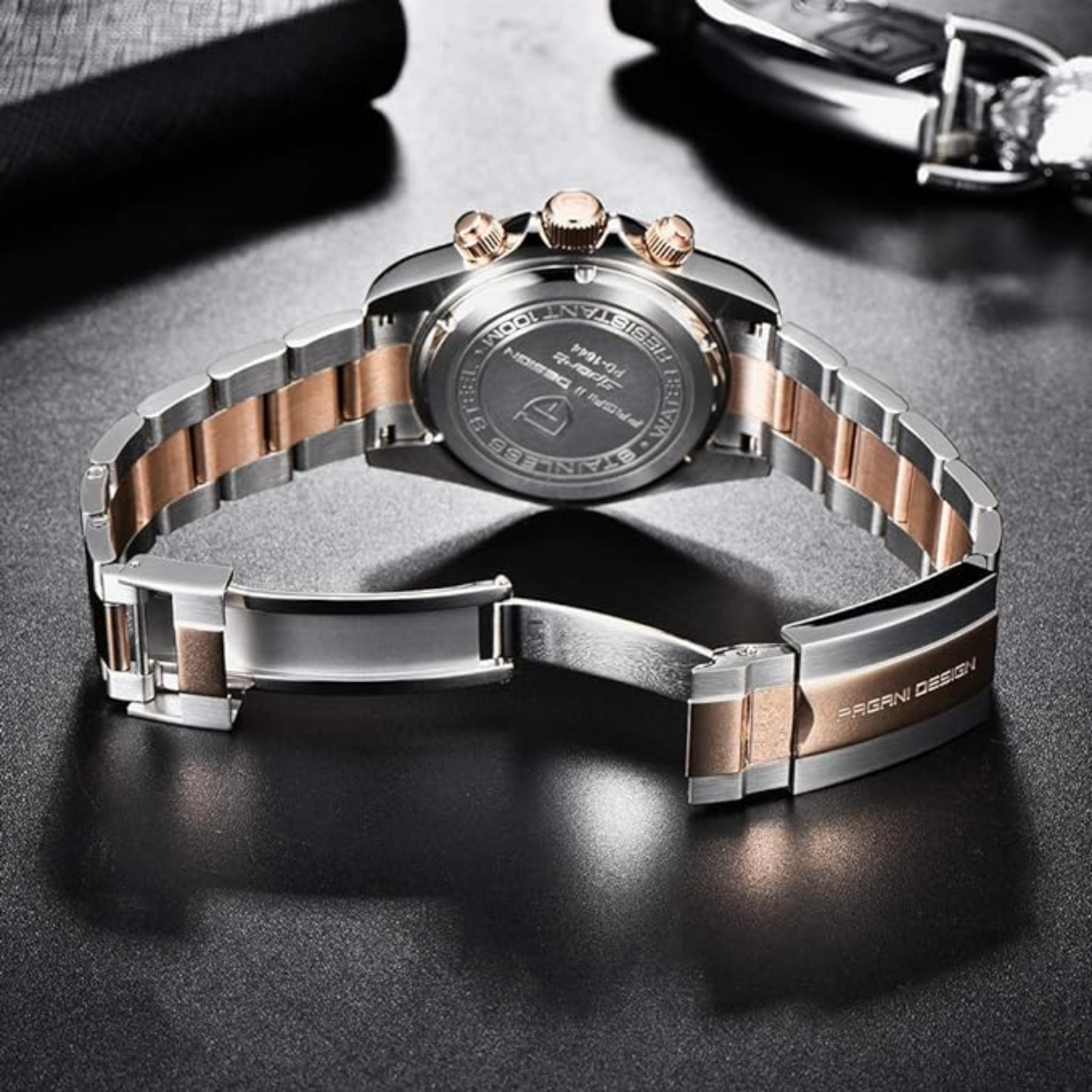 Pagani Design PD-1644 Daytona Chronograph Luxury Meca-quartz Movement (Japanese VK63) | Stainless Steel Men's 40MM Watch