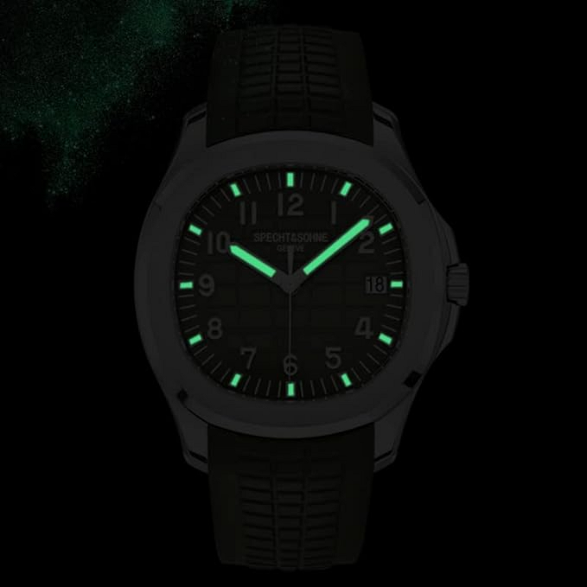 Specht&Sohne Modern 42 mm Miyota 8215 Movement Classic Mechanical Wristwatch - Blue