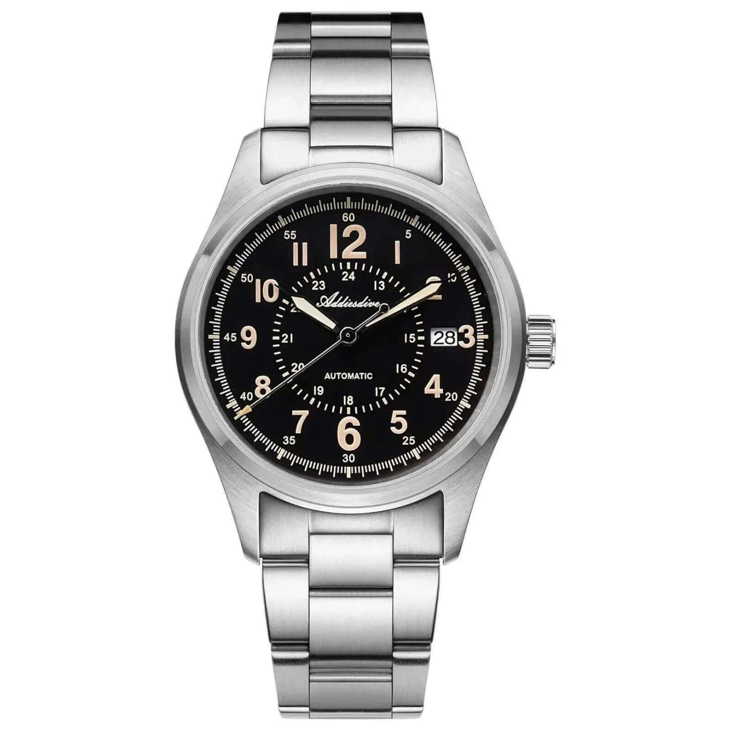 ADDIESDIVE 39mm Sapphire Crystal Automatic Field Watch AD2074