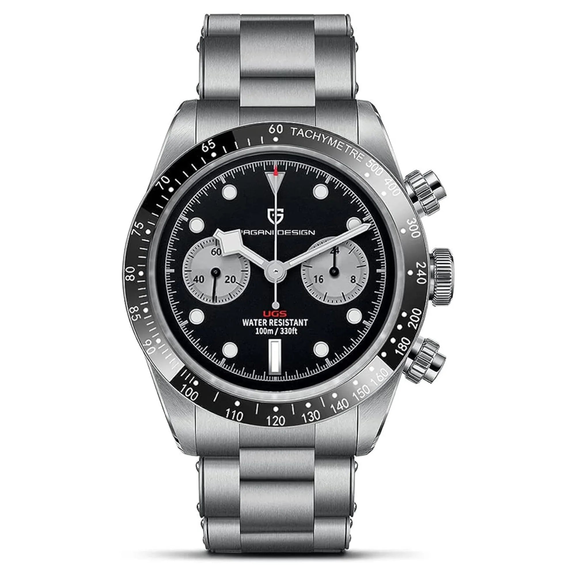 Pagani Design PD-1718 Panda Dial Men's Chronograph Watches Japan