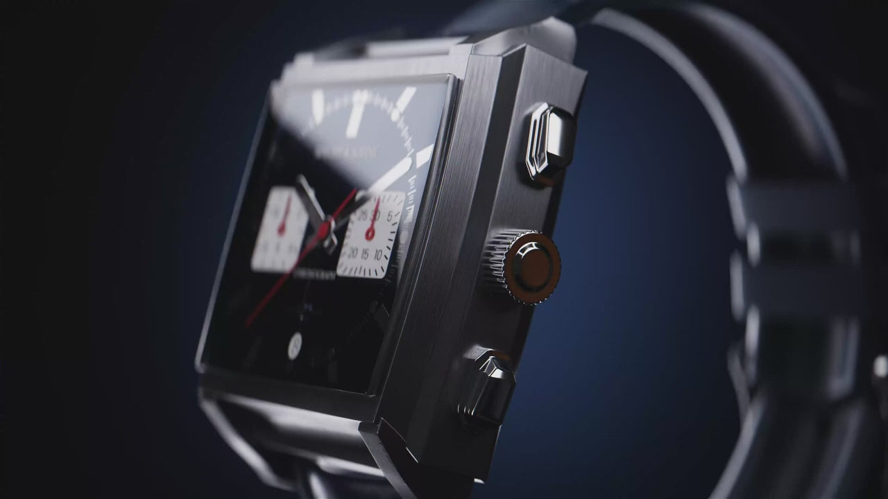 Specht&Sohne Mens Luxury Watch with Seiko VK64 Movement  - Monaco Le Mans Edition