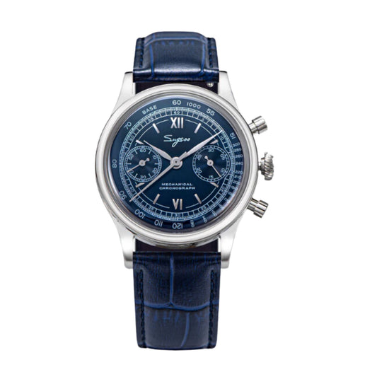 Sugess Chrono Heritage 411 SU1901DBS Deep Blue Dial