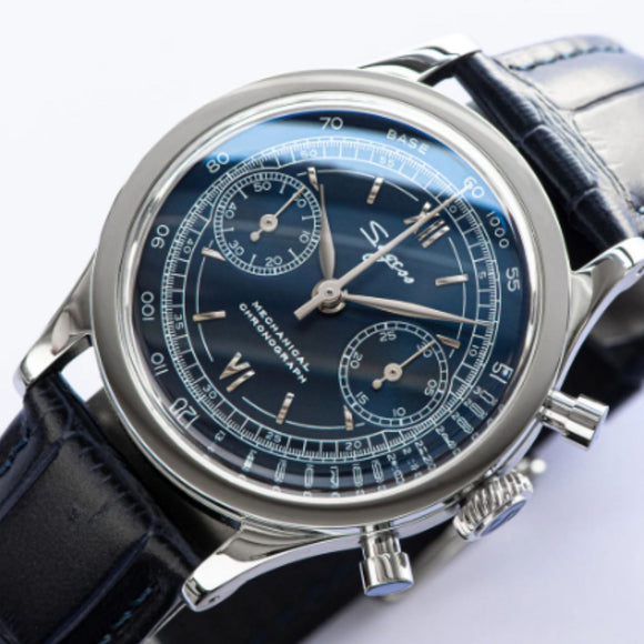 Sugess Chrono Heritage 411 SU1901DBS Deep Blue Dial