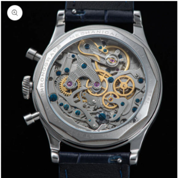 Sugess Chrono Heritage 411 SU1901DBS Deep Blue Dial