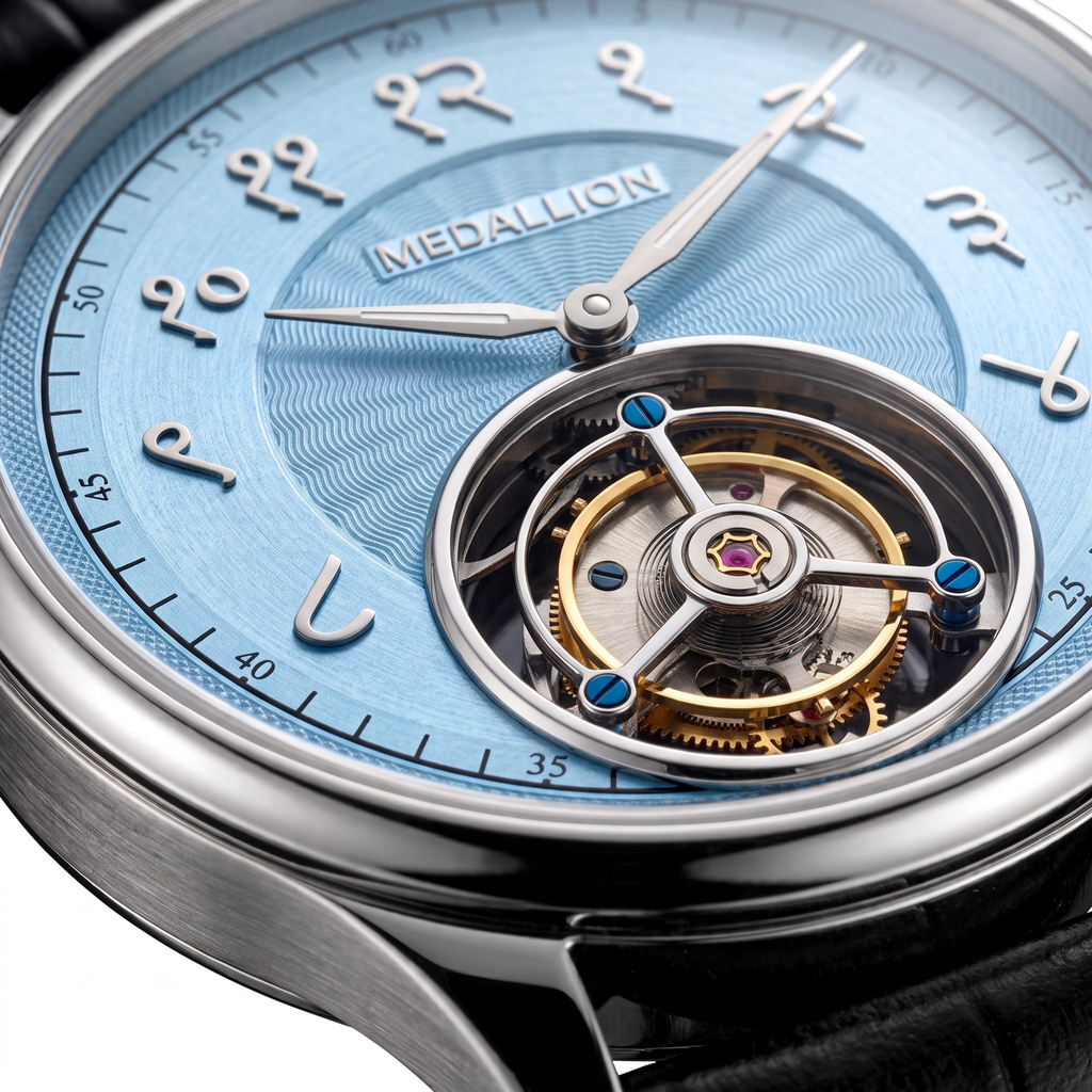 MEDALLION | The Grand Tourbillon Azure Devanagari - 2.0