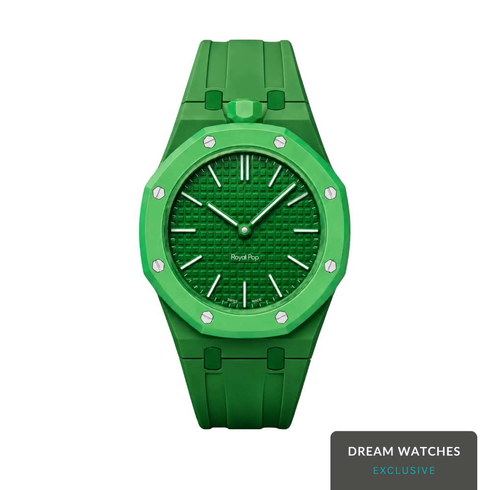 AP Swatch Watch Modkit Case & Strap | Bioceramic Case | FKM High Quality Rubber Bracelet | Butterfly Clasp