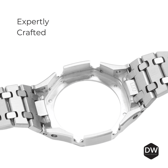 Mod Kit Metal Watchband and Metal Case for G-shock GA-2100 and GA-2110/BA-2100 