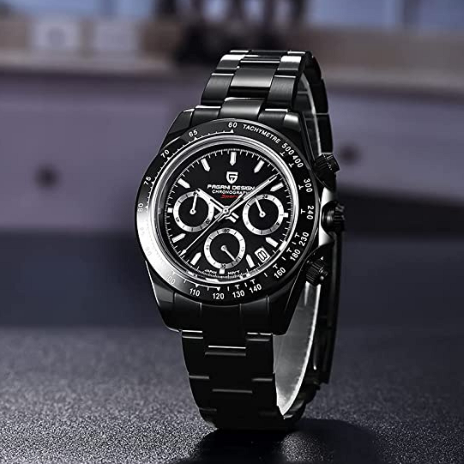 Pagani Design PD-1644 Daytona Chronograph Luxury Meca-quartz Movement (Japanese VK63) | Stainless Steel Men's 40MM Watch