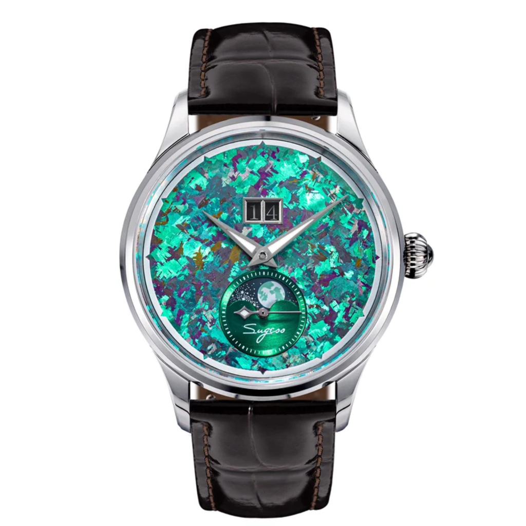 Sugess S401 MoonPhase Master Automatic Jade Green Dial
