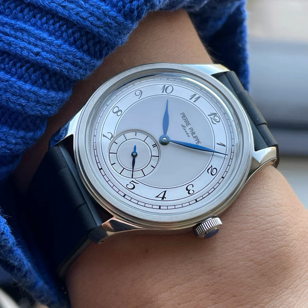 PIERRE PHILIPPE Enamel 1940 Automatic Watch  38mm (Rice Metal Strap)