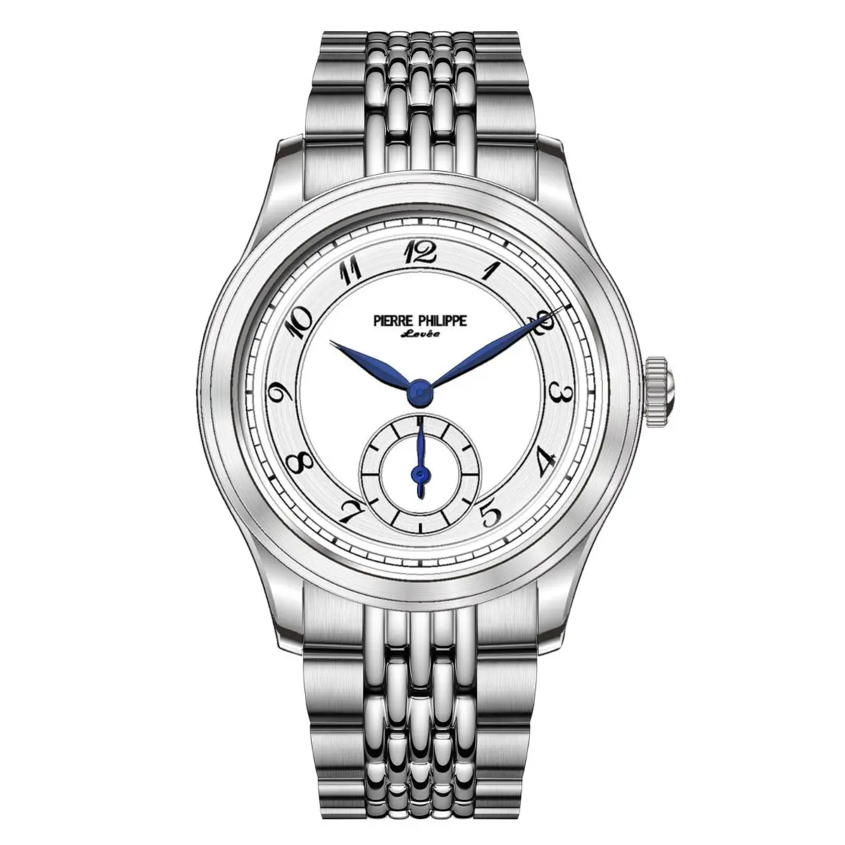 PIERRE PHILIPPE Enamel 1940 Automatic Watch  38mm (Rice Metal Strap)