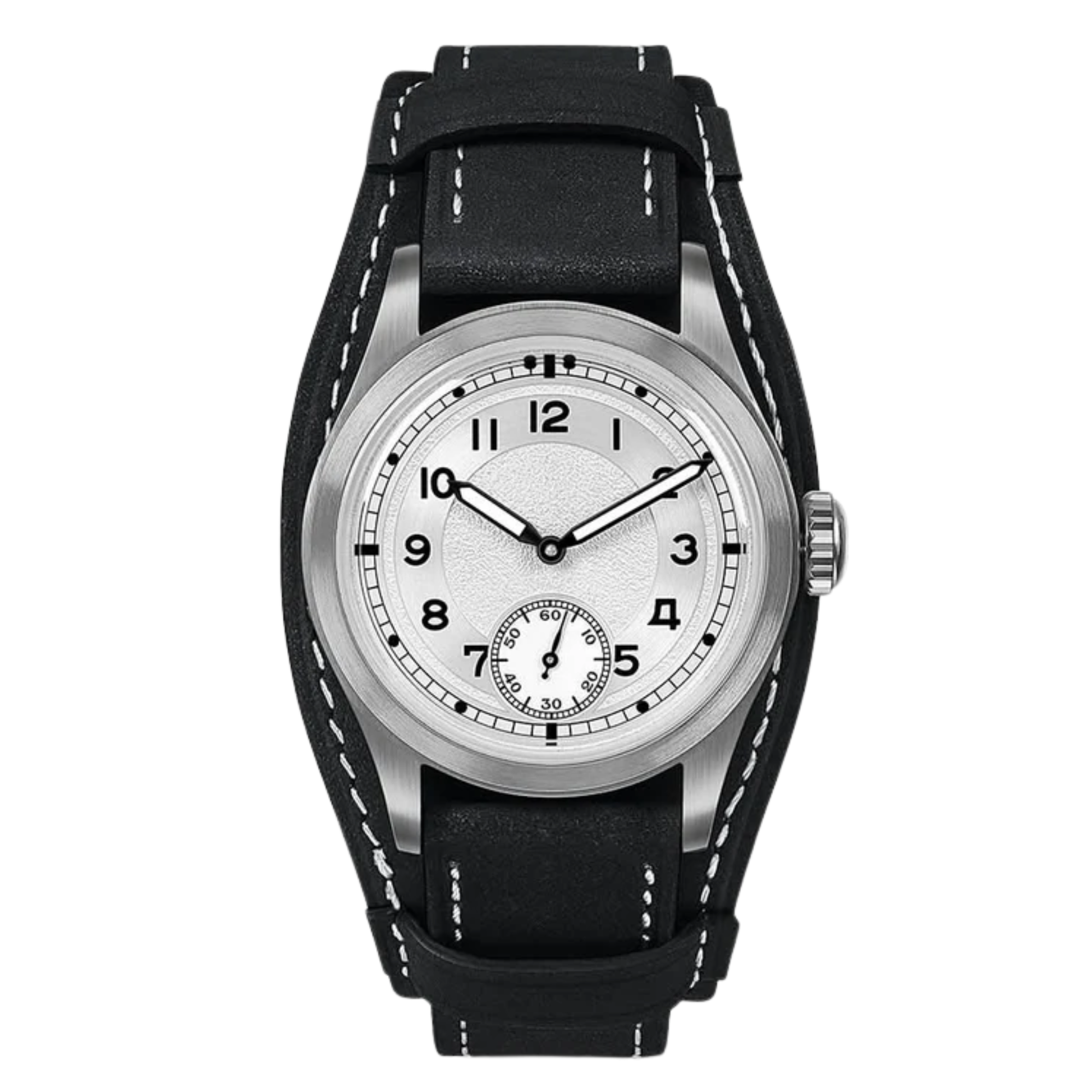 HOU H1 - Vintage Field Watch Automatic | WHITE