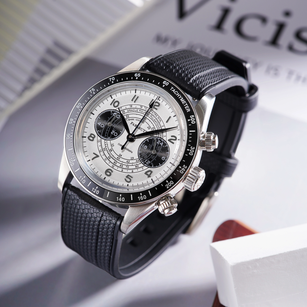 Farasute 2324B Dress Watch with Seiko VK64 Mecha-Quartz Movement