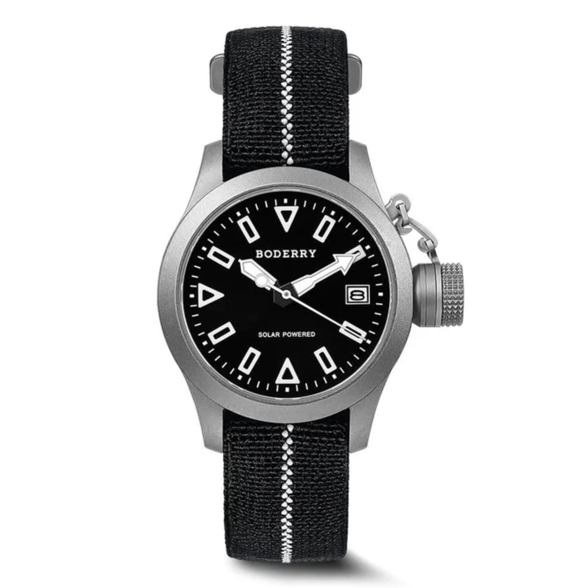 FALCON Canteen - Titanium Solar-Powered Watch | DIVE