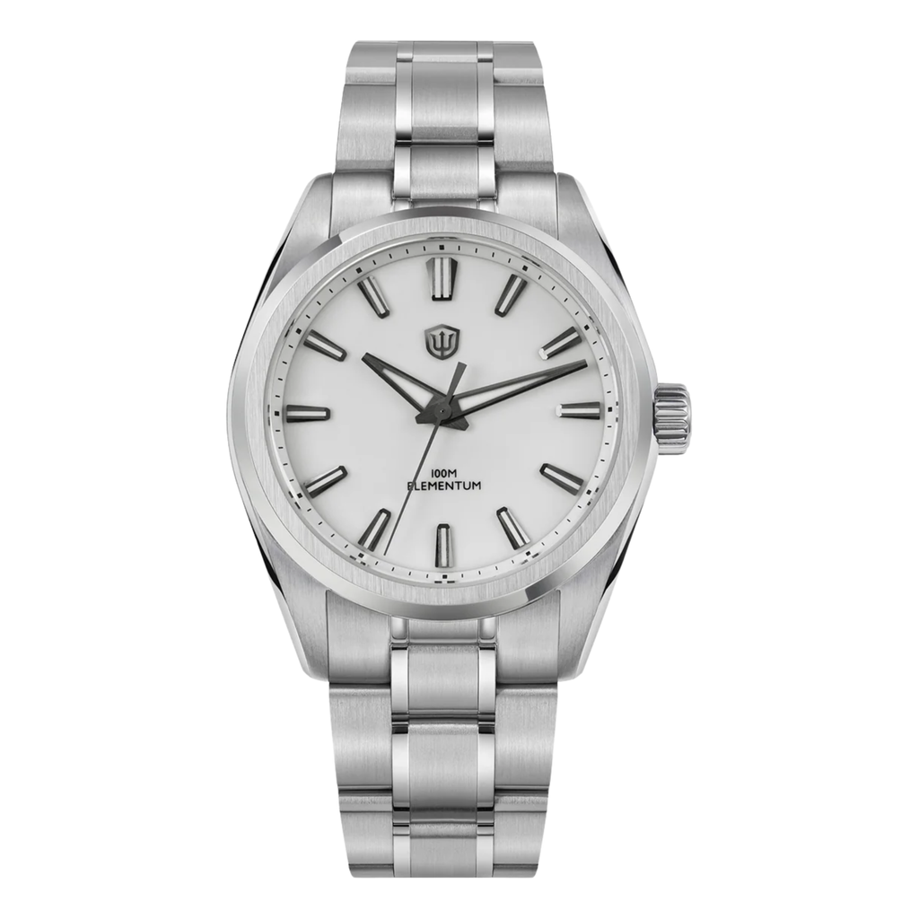 Watchdives WD0003C Enamel Dial Men Watch / Enamel White