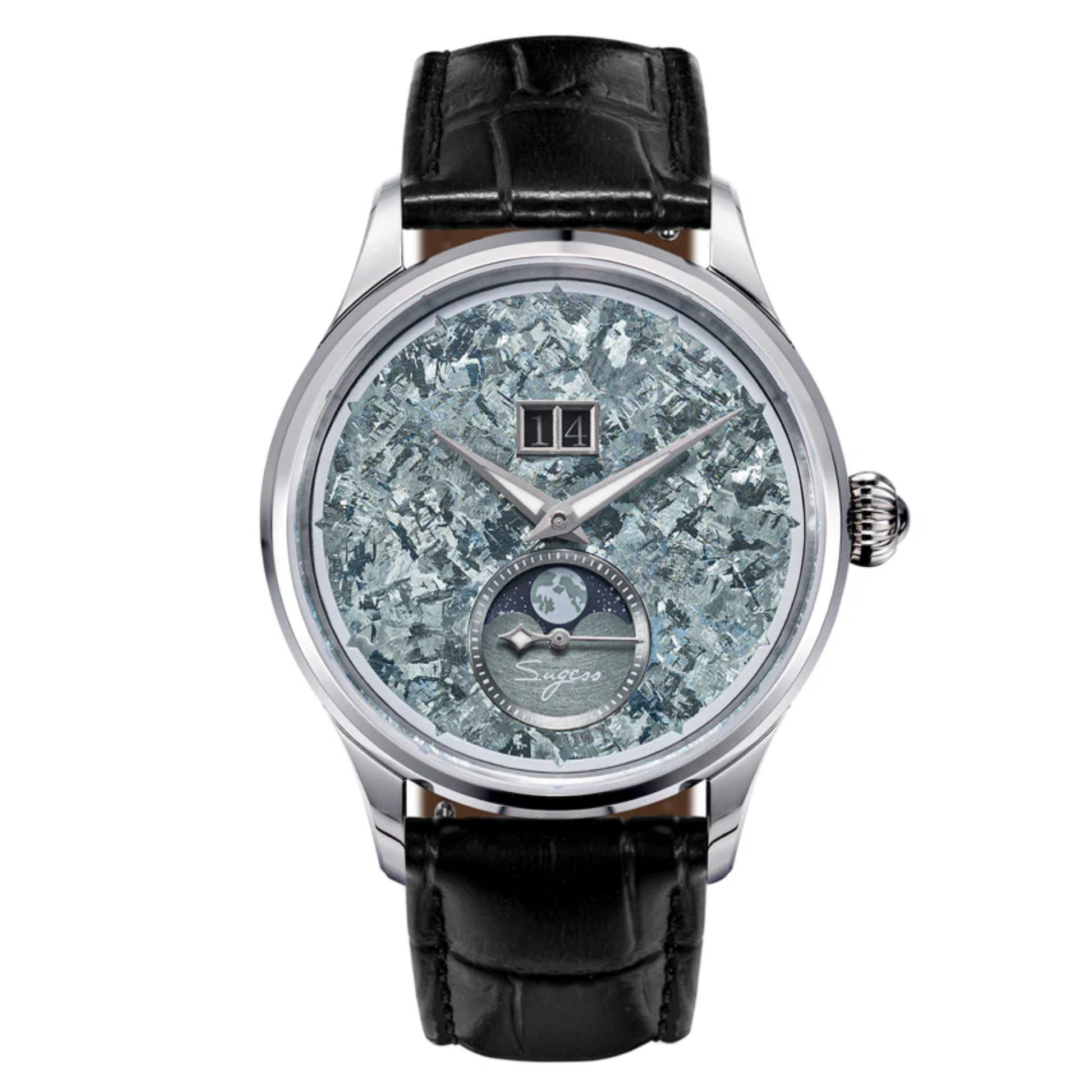 Sugess S401 MoonPhase Master Automatic Stone Star Dust Dial