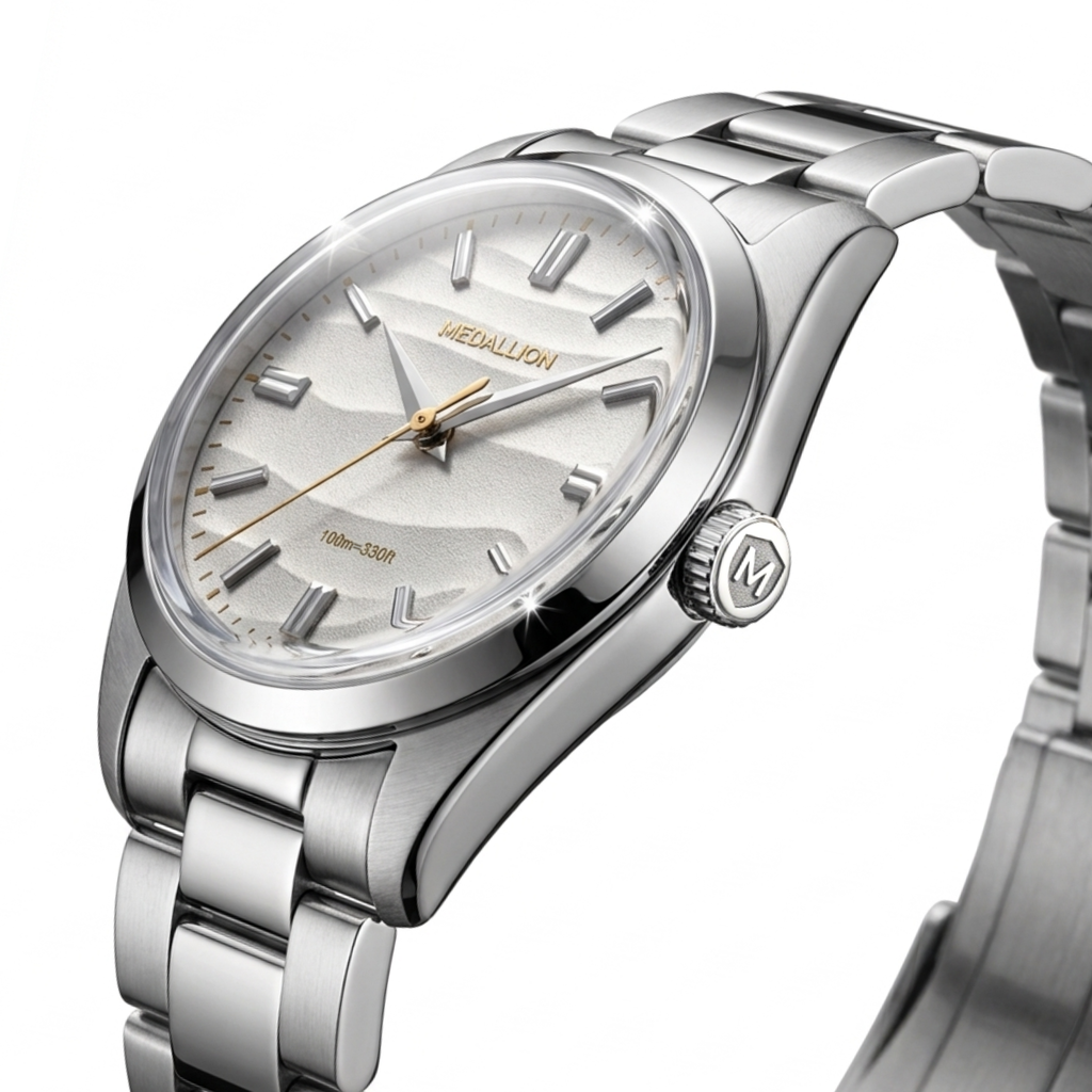 MEDALLION Tarang with Japanese Seiko VH31 Movement | Sikata - Sand White
