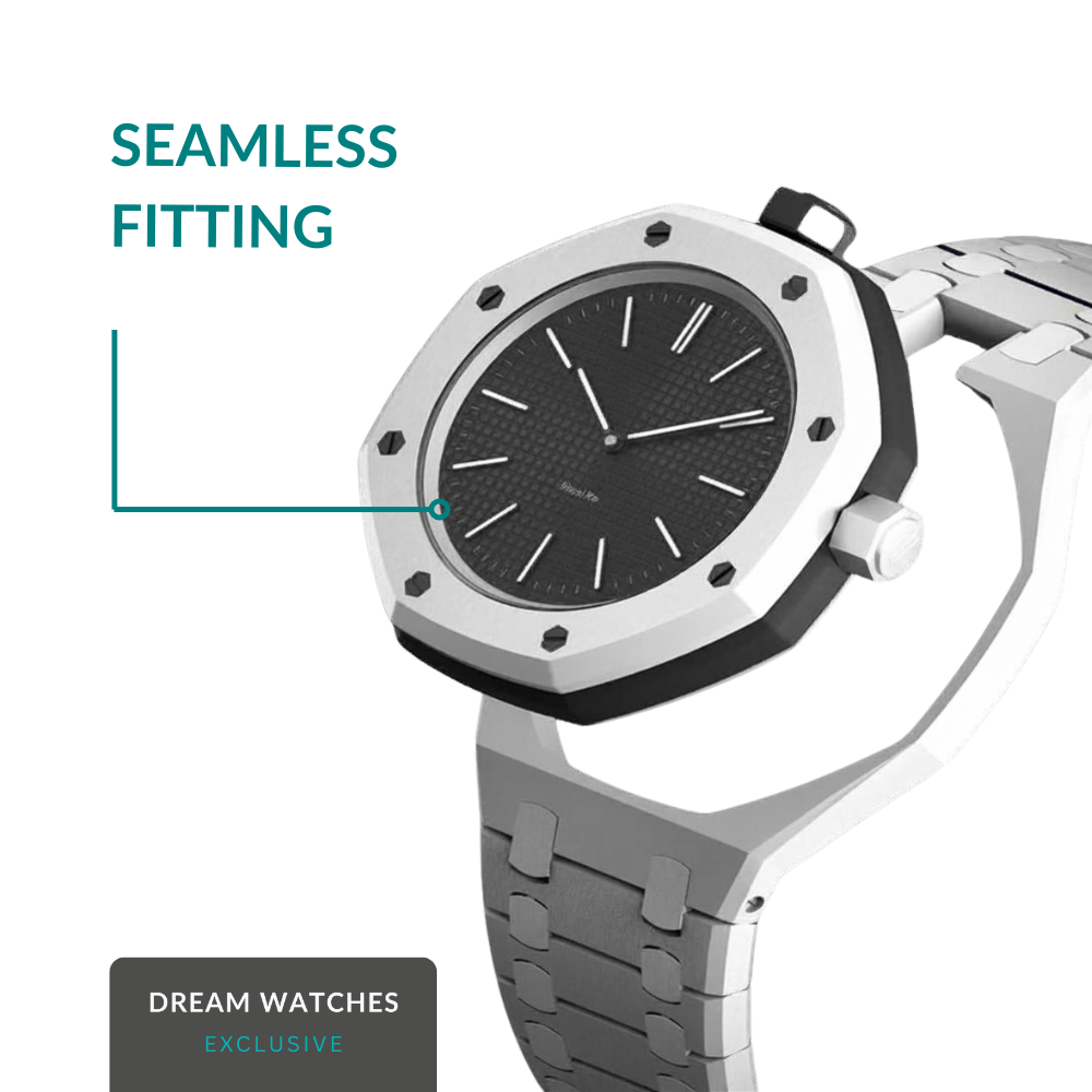 AP Swatch Watch Modkit Strap Stainless Steel Case | Stainless Steel Bracelet  | Butterfly Clasp
