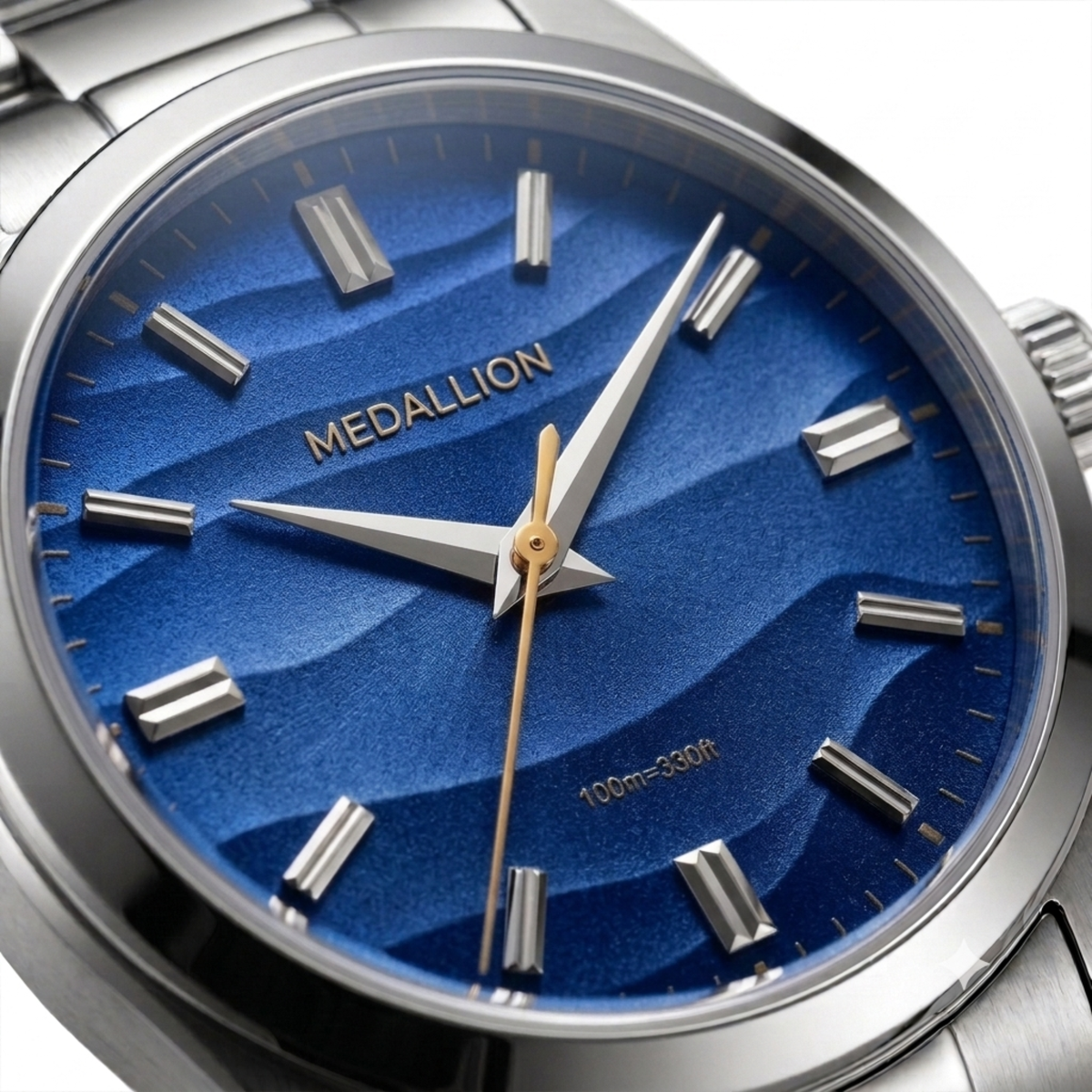 MEDALLION Tarang with Japanese Seiko VH31 Movement | Ratnakar - Ocean Blue