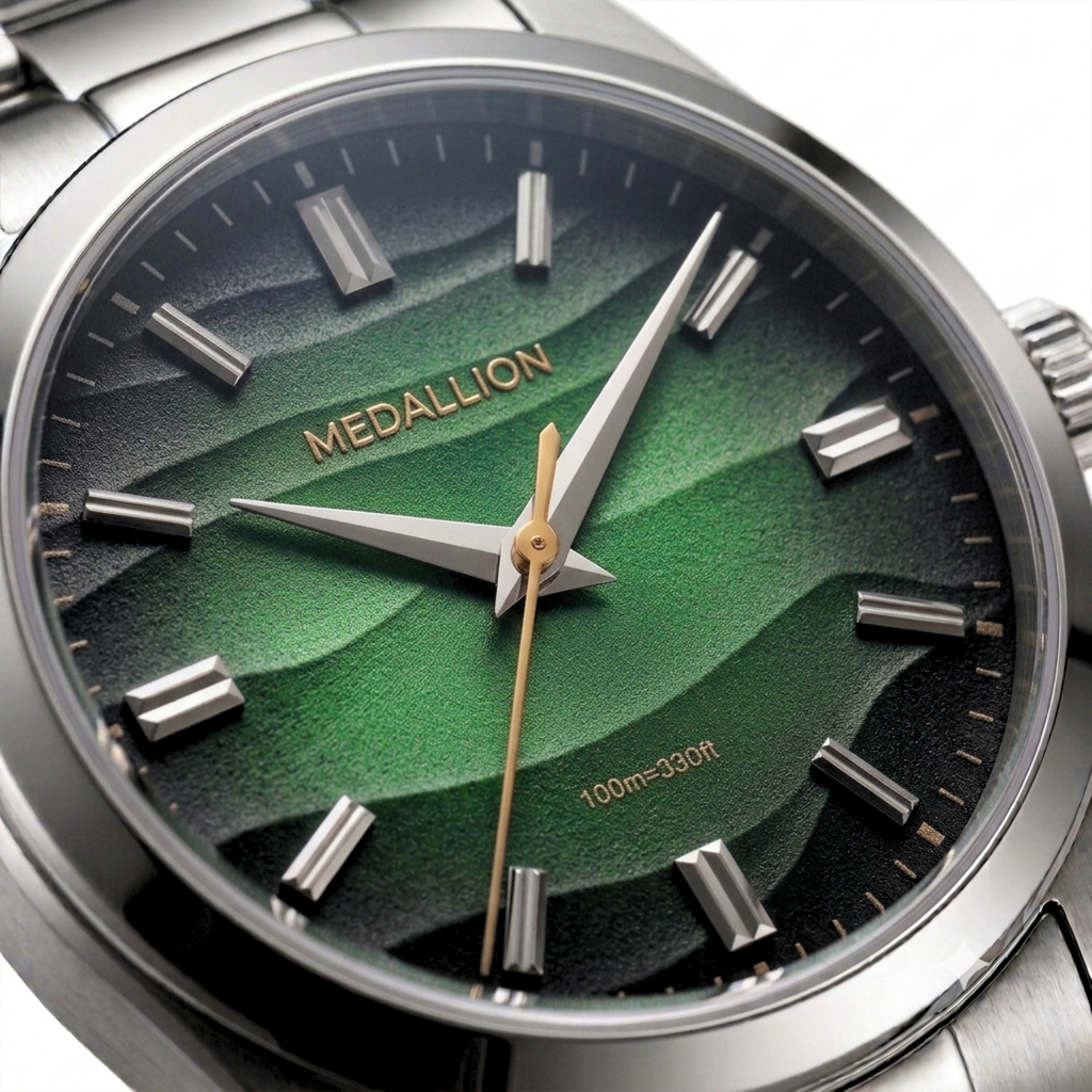 MEDALLION Tarang with Japanese Seiko VH31 Movement | Sahyadri - Forest Green