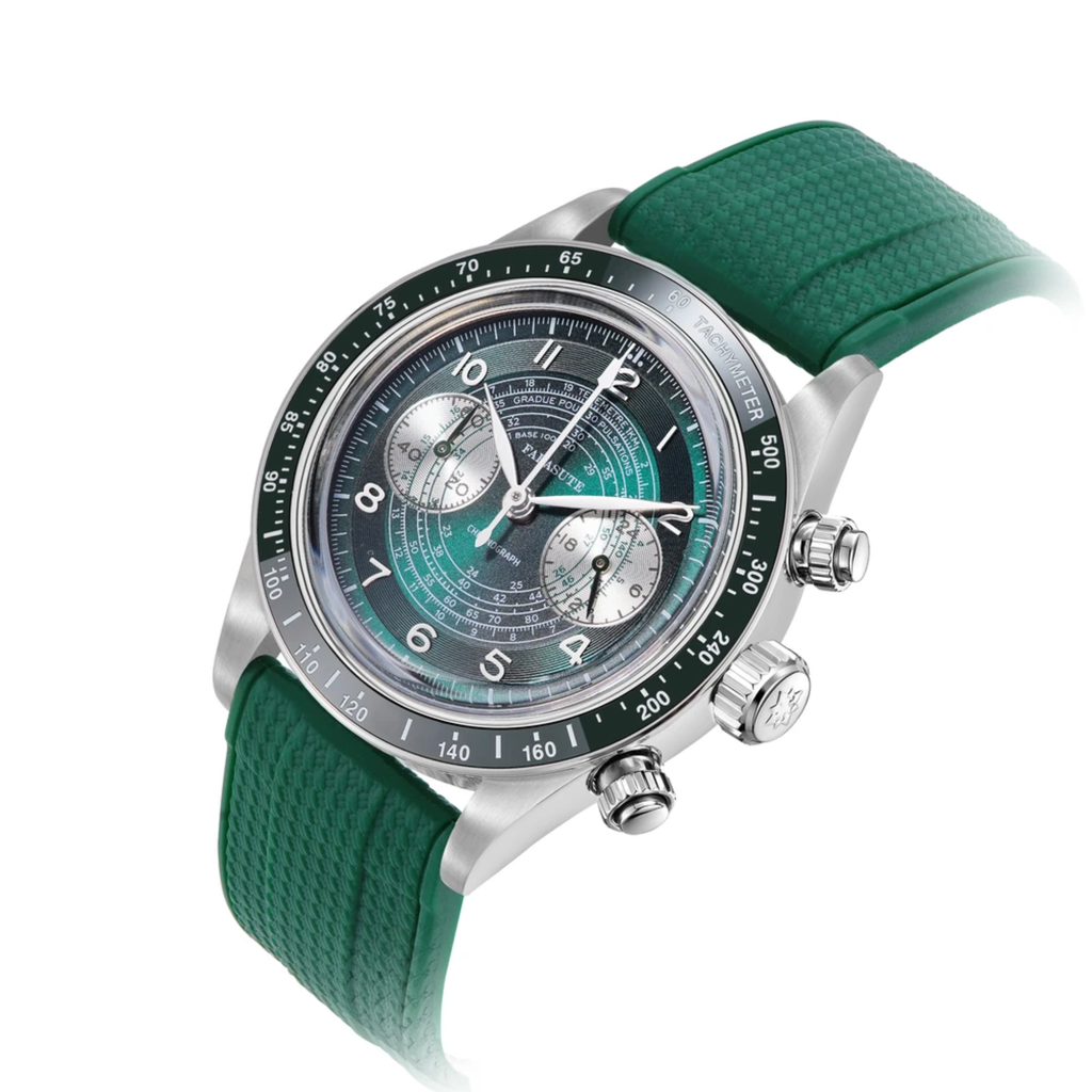 Farasute 2324B Dress Watch with Seiko VK64 Mecha-Quartz Movement