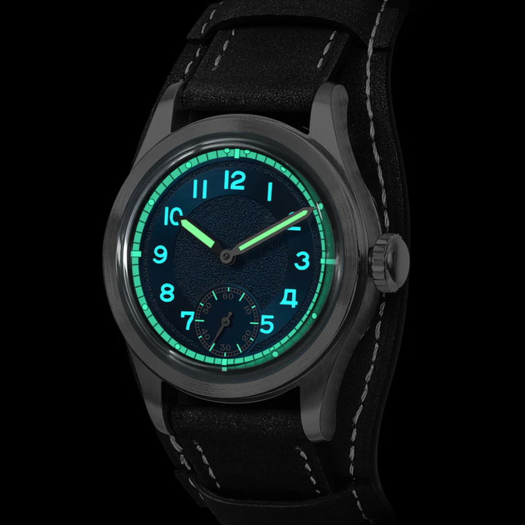 HOU H1 - Vintage Field Watch Automatic | BLUE