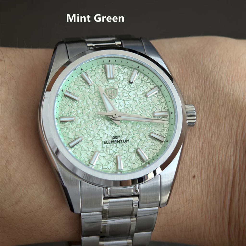 Watchdives WD0003C Enamel Dial Men Watch / Mint Green