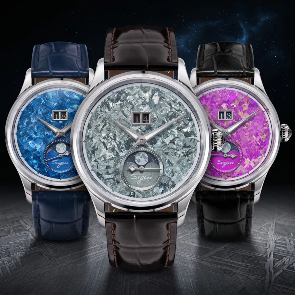 Sugess S401 MoonPhase Master Automatic Stone Star Dust Dial