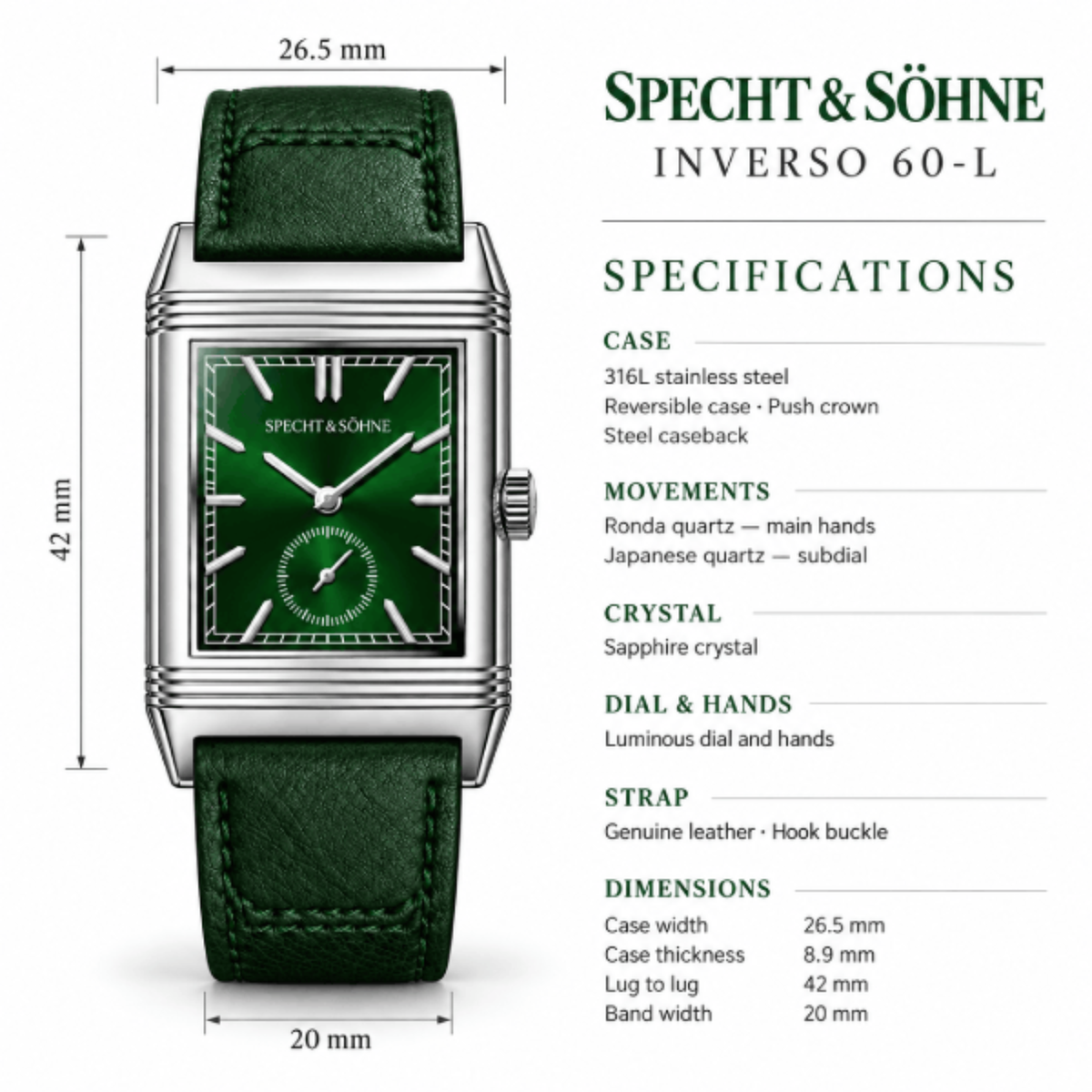 Specht & sohne Inverson 60-L Noir Edition
