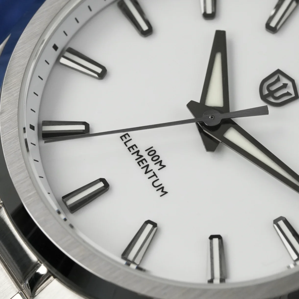 Watchdives WD0003C Enamel Dial Men Watch / Enamel White