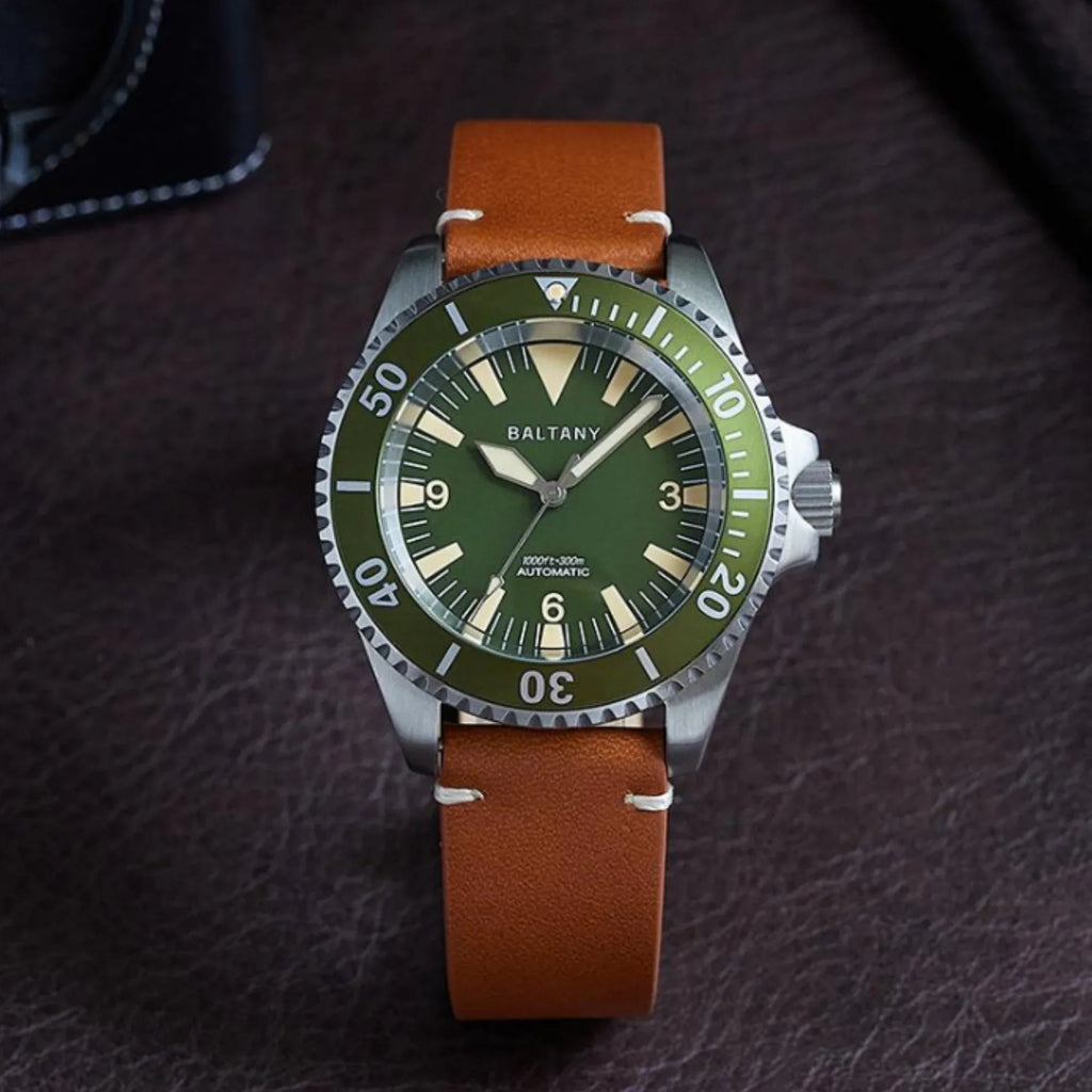 300M Waterproof Retro Military Style Dive Watch S3026 - DREAM WATCHES
