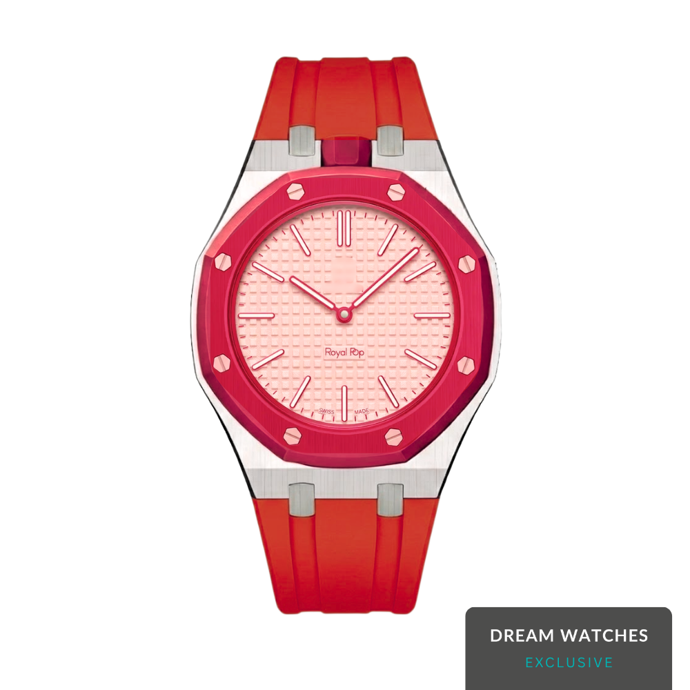 AP Swatch Watch Modkit Case & Strap | Stainless Steel Case | FKM High Quality Rubber Bracelet | Butterfly Clasp