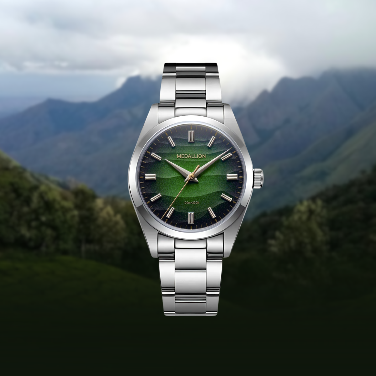 MEDALLION Tarang with Japanese Seiko VH31 Movement | Sahyadri - Forest Green