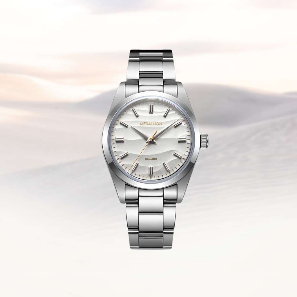 MEDALLION Tarang with Japanese Seiko VH31 Movement | Sikata - Sand White
