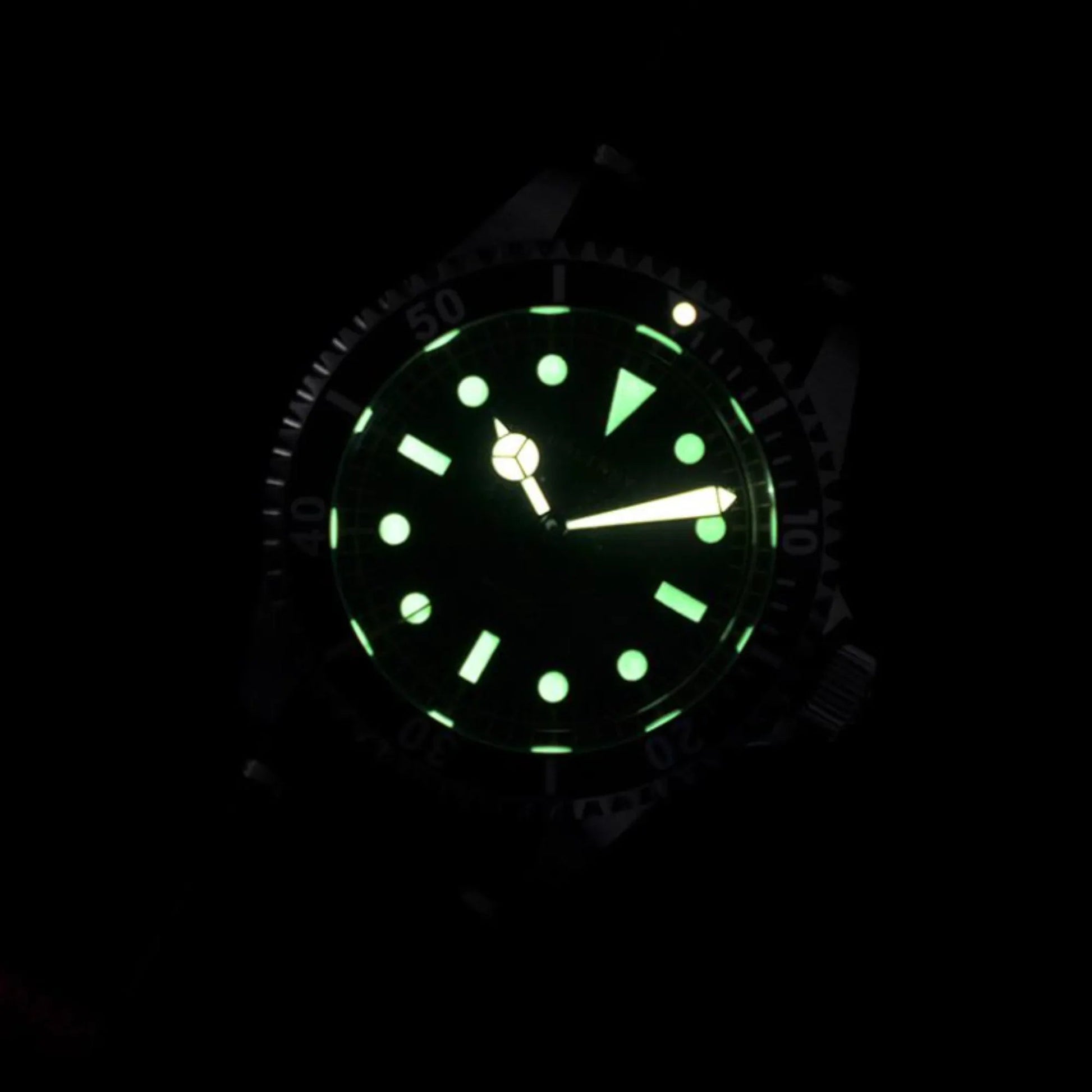 39mm Baltany NH38 Automatic Retro Diver Watch D3043AB - DREAM WATCHES