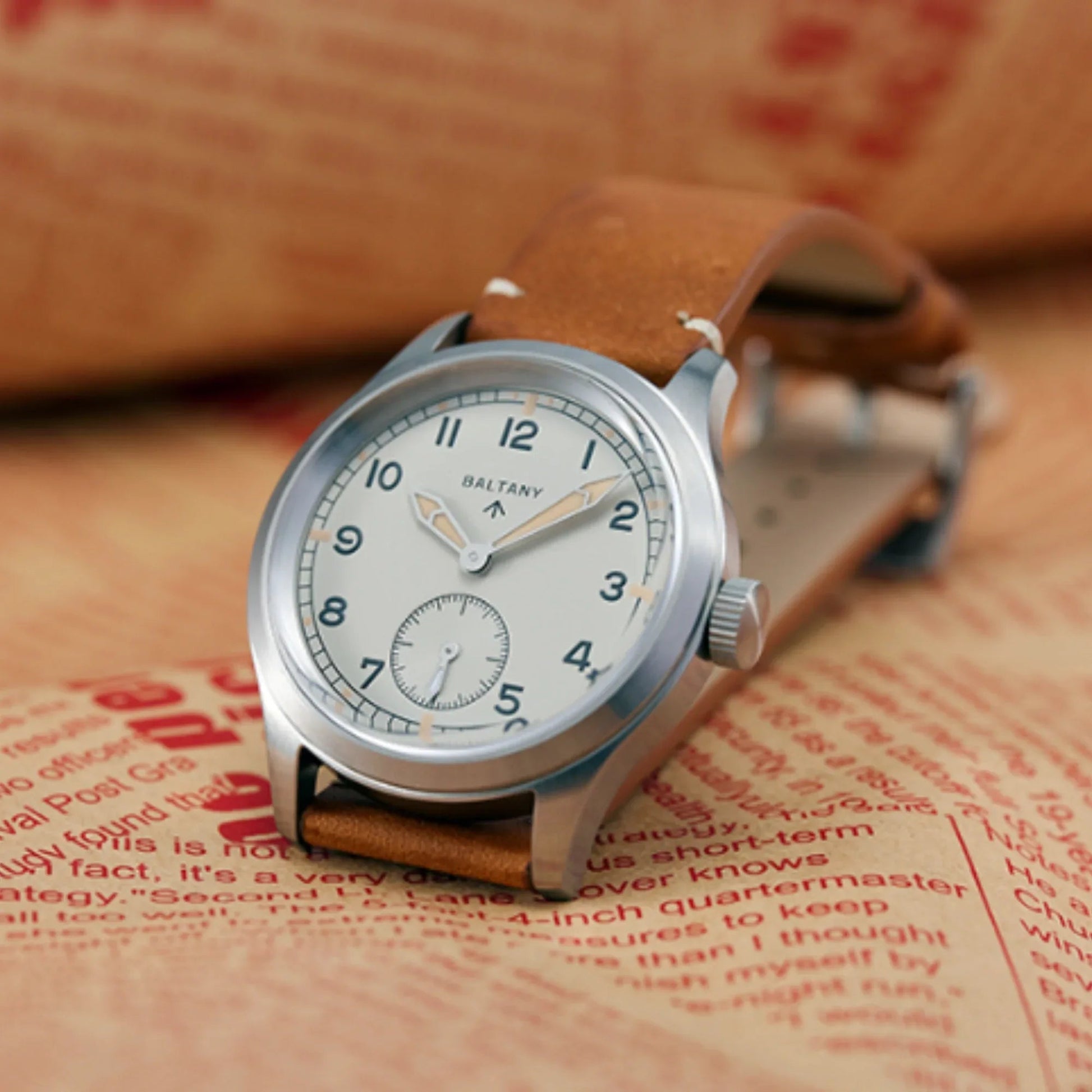 39mm Dirty Dozen Military Vintage Quartz Wristwatch S2032 - DREAM WATCHES