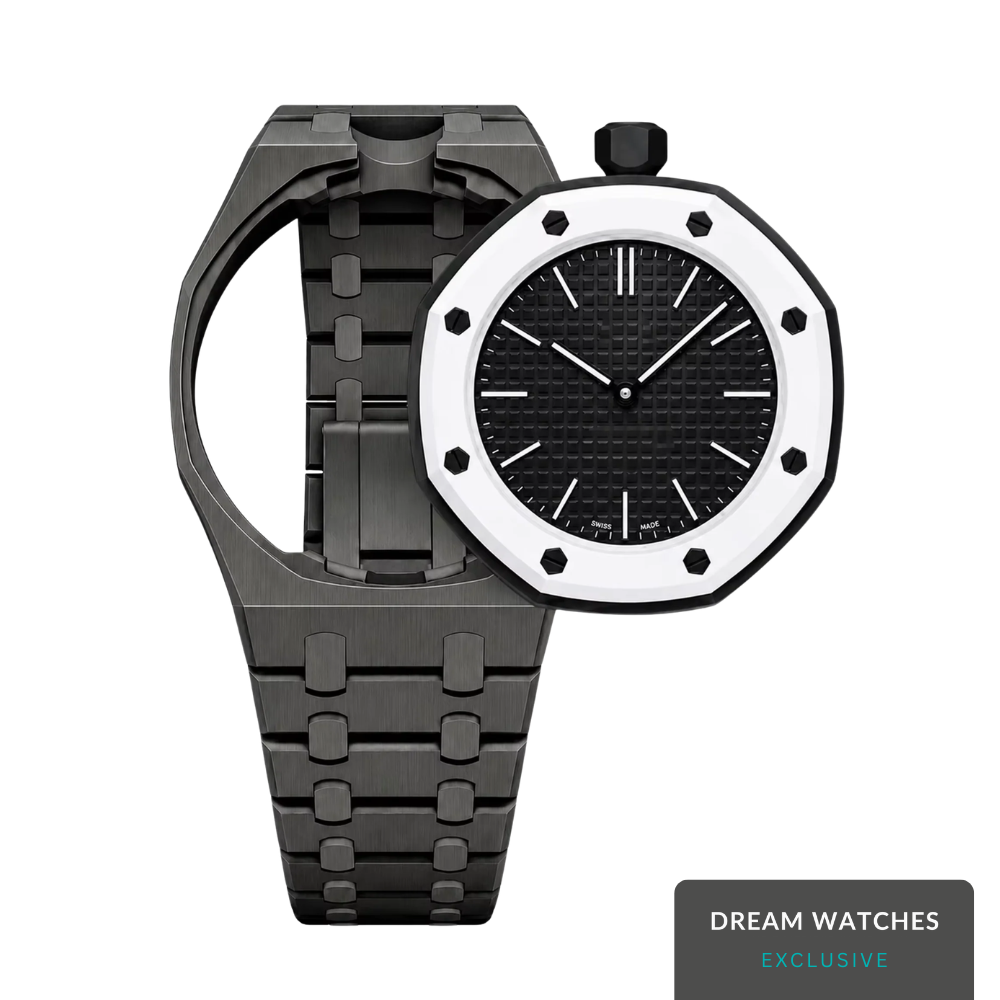 AP Swatch Watch Modkit Strap Stainless Steel Case | Stainless Steel Bracelet  | Butterfly Clasp