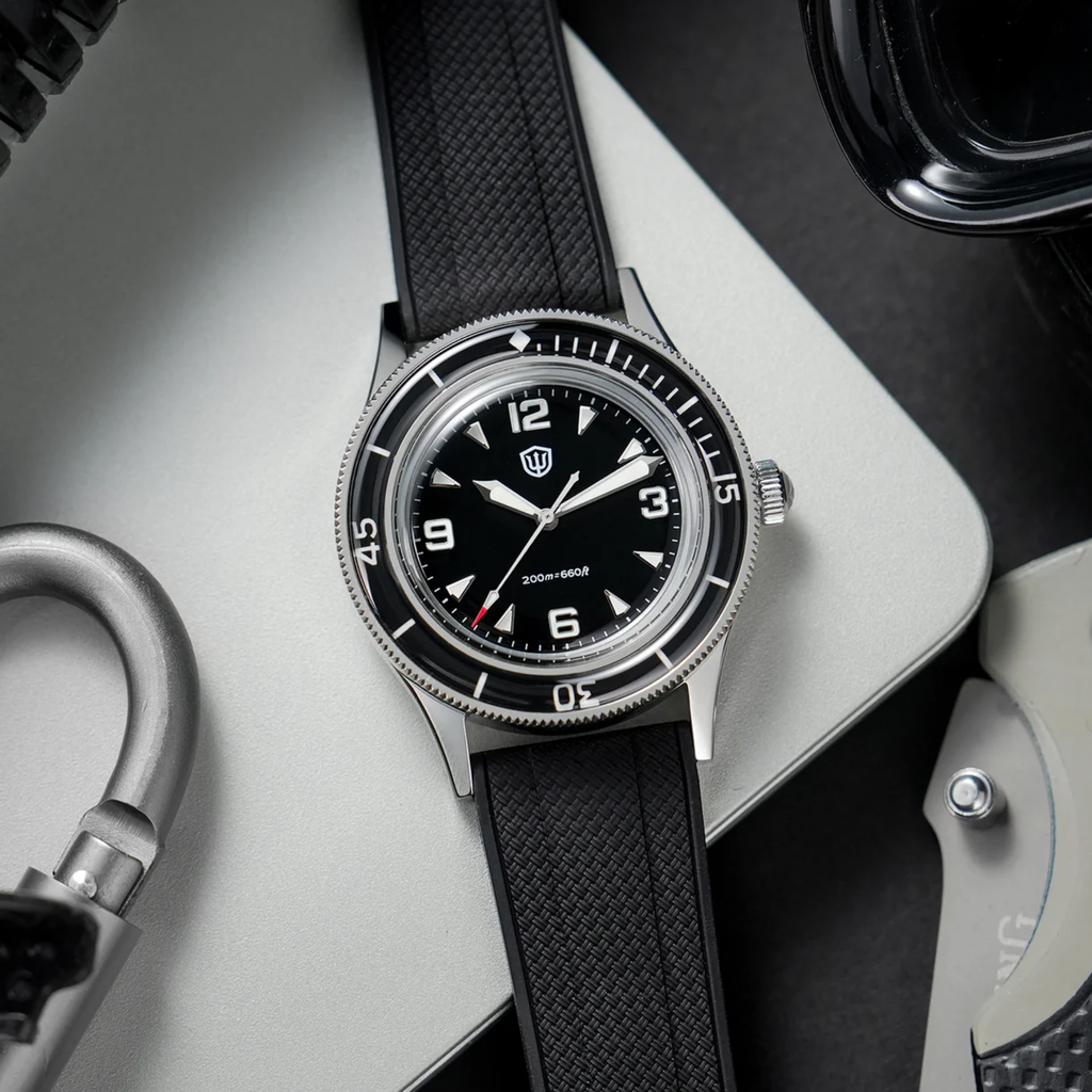 Watchdives WD50Q 50-Fathoms VH31 Dive Watch
