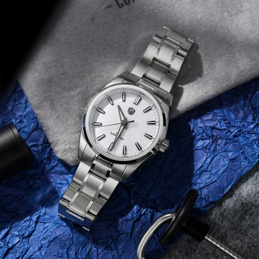 Watchdives WD0003C Enamel Dial Men Watch / Enamel White