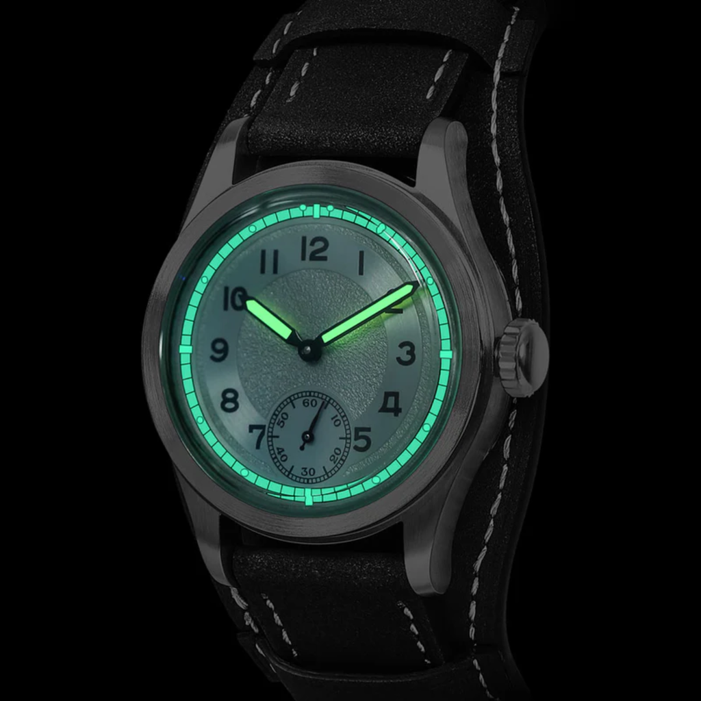 HOU H1 - Vintage Field Watch Automatic | WHITE