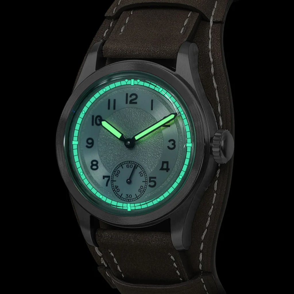 HOU H1 - Vintage Field Watch Automatic | White Ivory