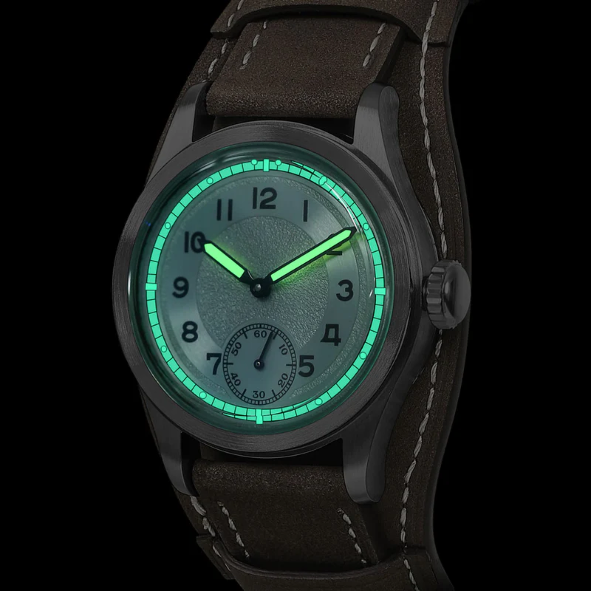 HOU H1 - Vintage Field Watch Automatic | White Ivory