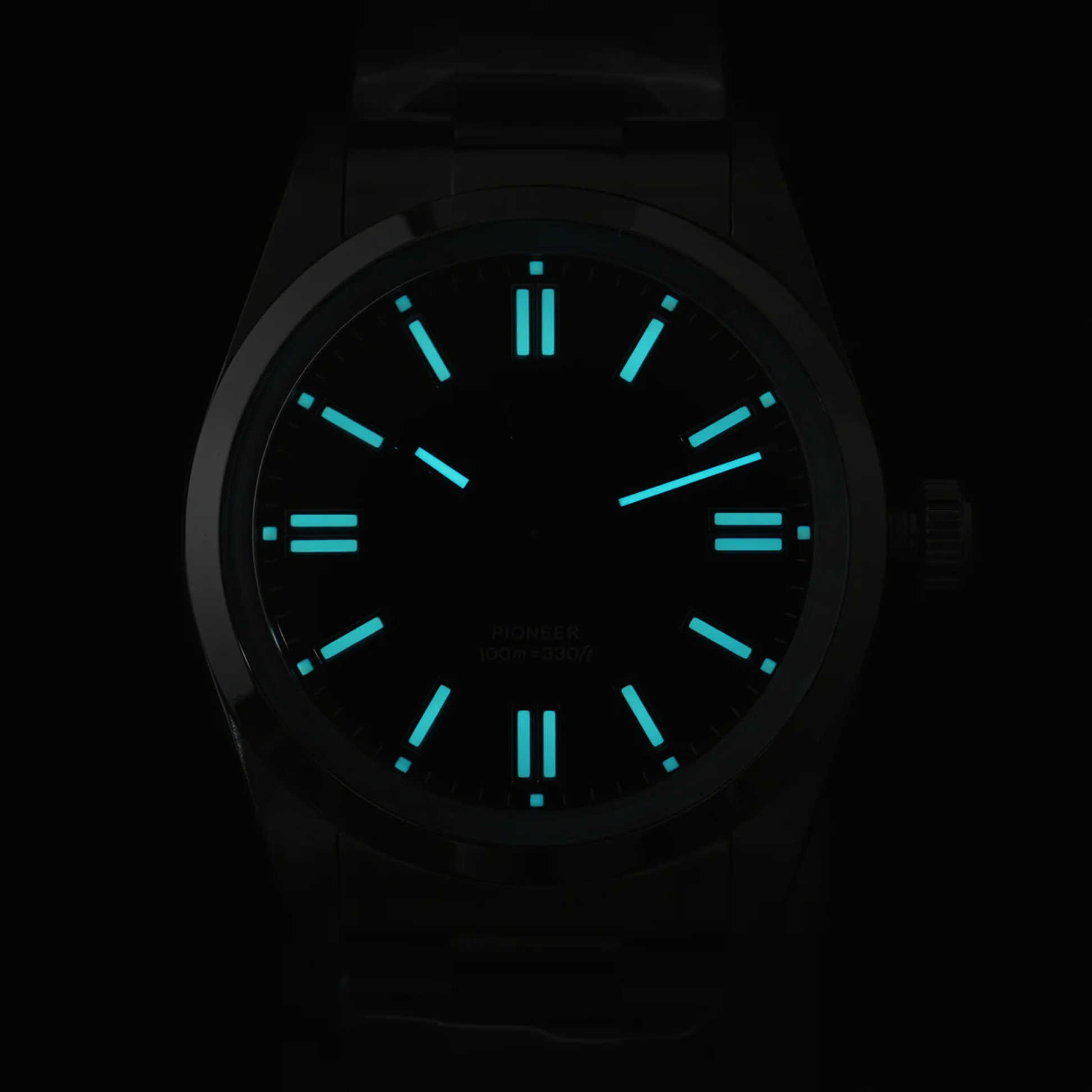 Watchdives WD1016B 37mm Pioneer VH31 Men Watch / Sunburst Blue