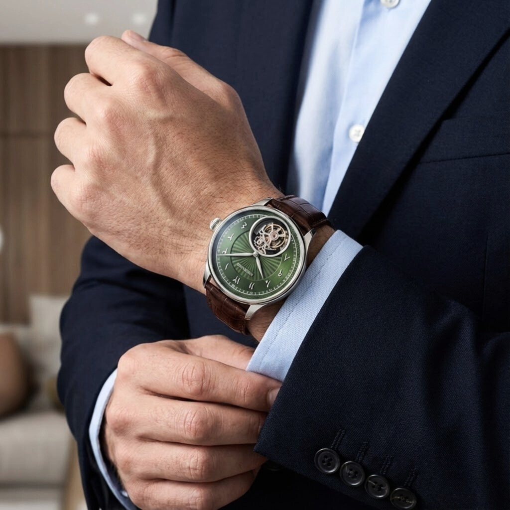 MEDALLION Grand Tourbillon Emerald Arabic