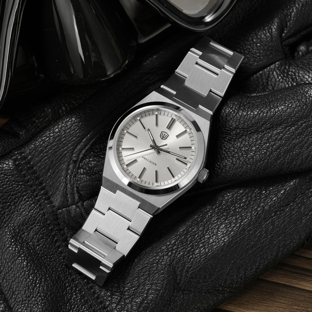 Watchdives WD0012 Vintage VH31 Men Watch / Sunray Silver