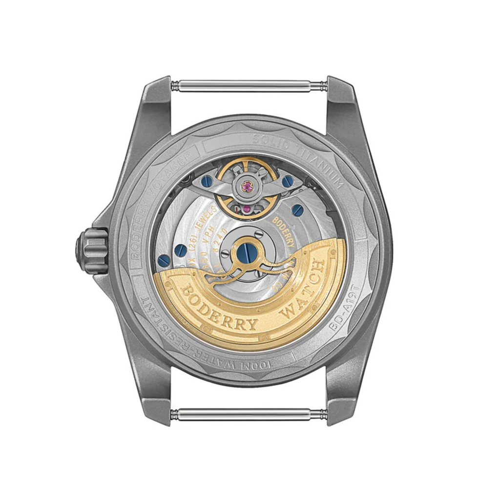 VOYAGER S72 – 72-Hour Power Reserve Titanium Automatic Field Watch, 100M Water Resistant | Cream
