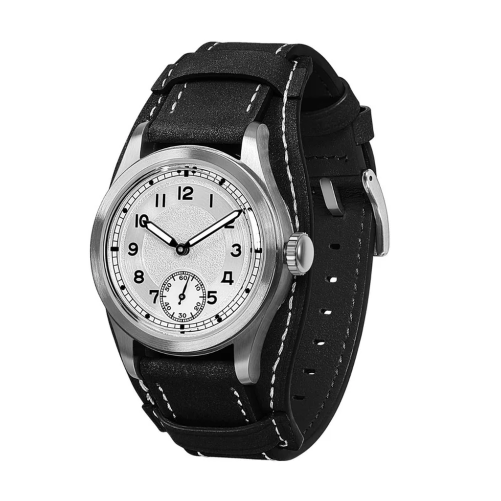 HOU H1 - Vintage Field Watch Automatic | WHITE