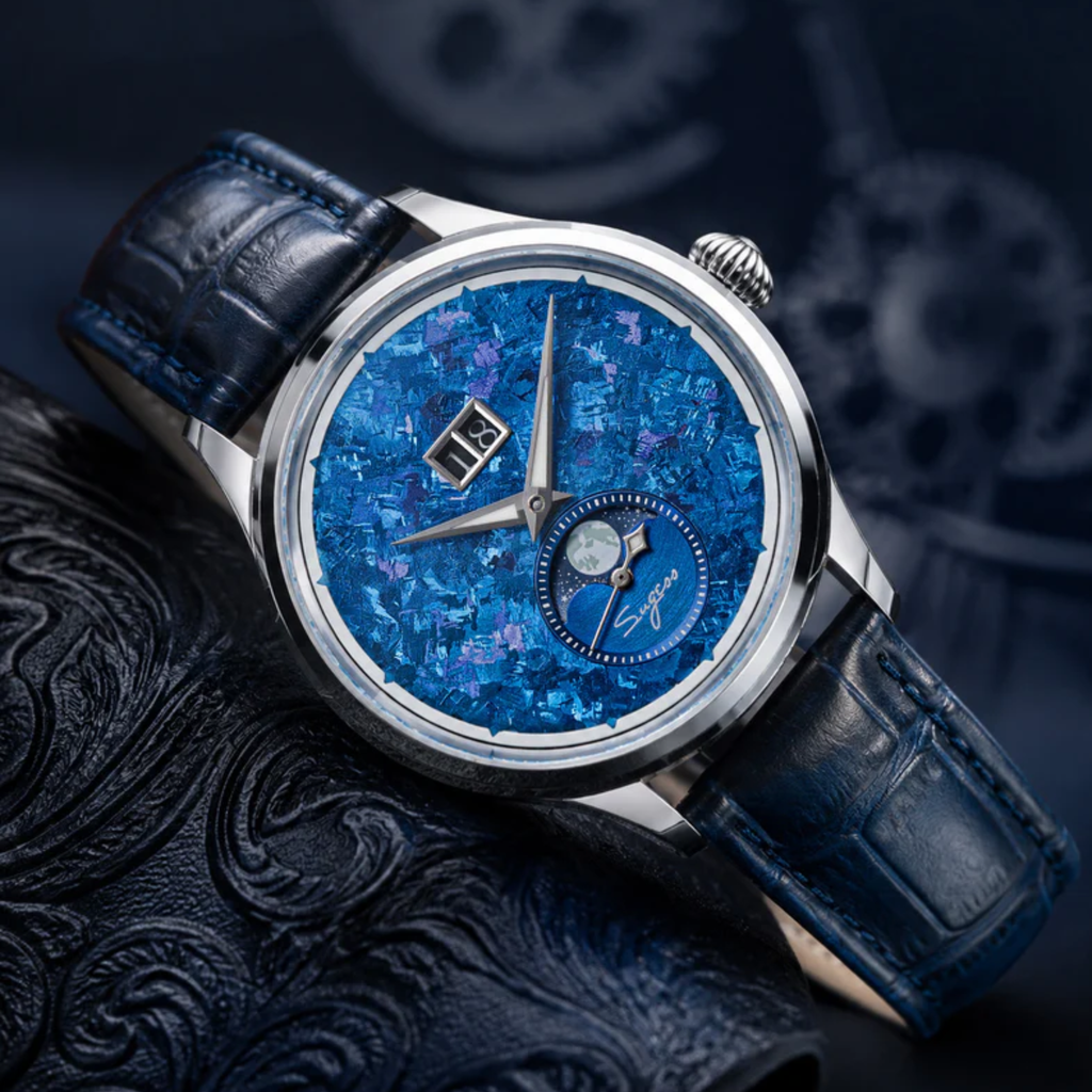 Sugess S401 MoonPhase Master Automatic Stone Star Dust Dial
